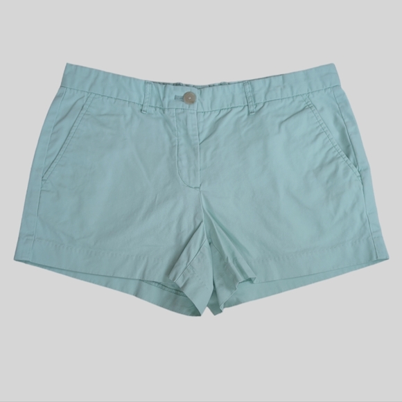 Gap Cotton Short Shortie Shorts 4 Bright Seafoam - Picture 1 of 16